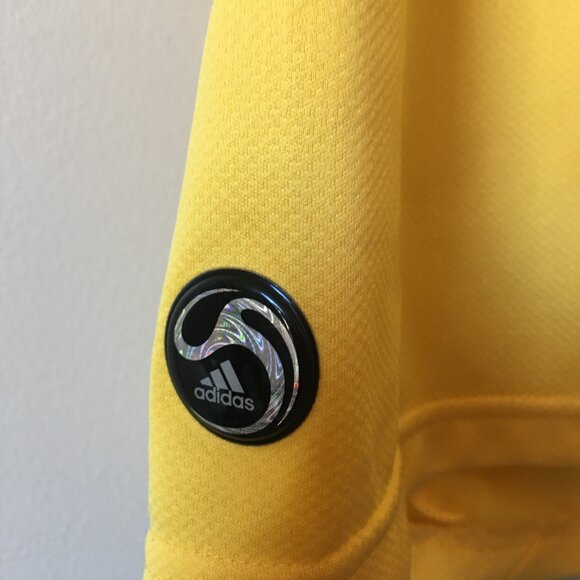 South Africa SAFA 07/08 Jersey Shirt L Yellow Football Soccer Adidas 623727 - Picture 8 of 13